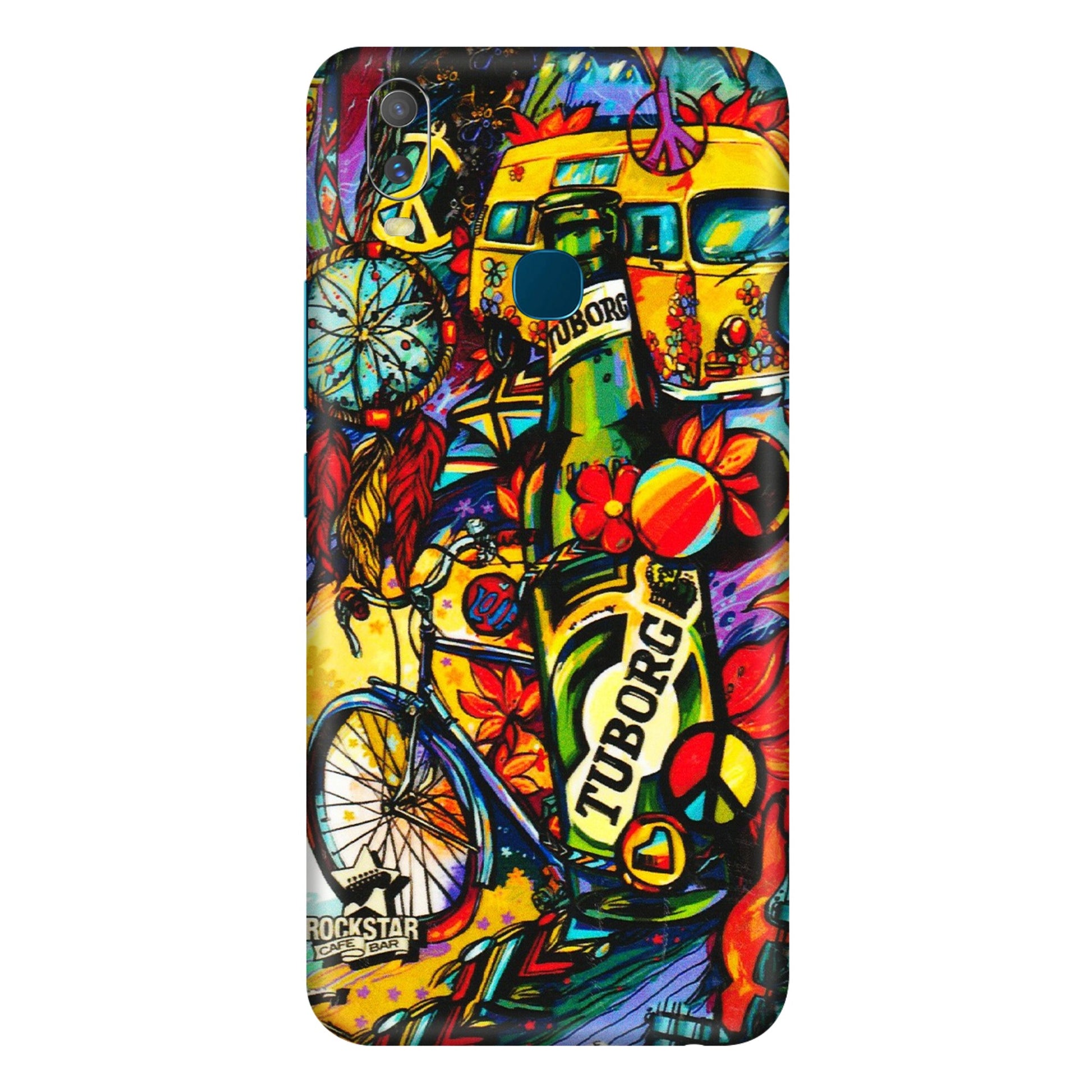 VIVO Y Series Phone Skins (All Models) - Cool Beer Bottle - 3D Embossed Finish (L-193) Vivo Y11