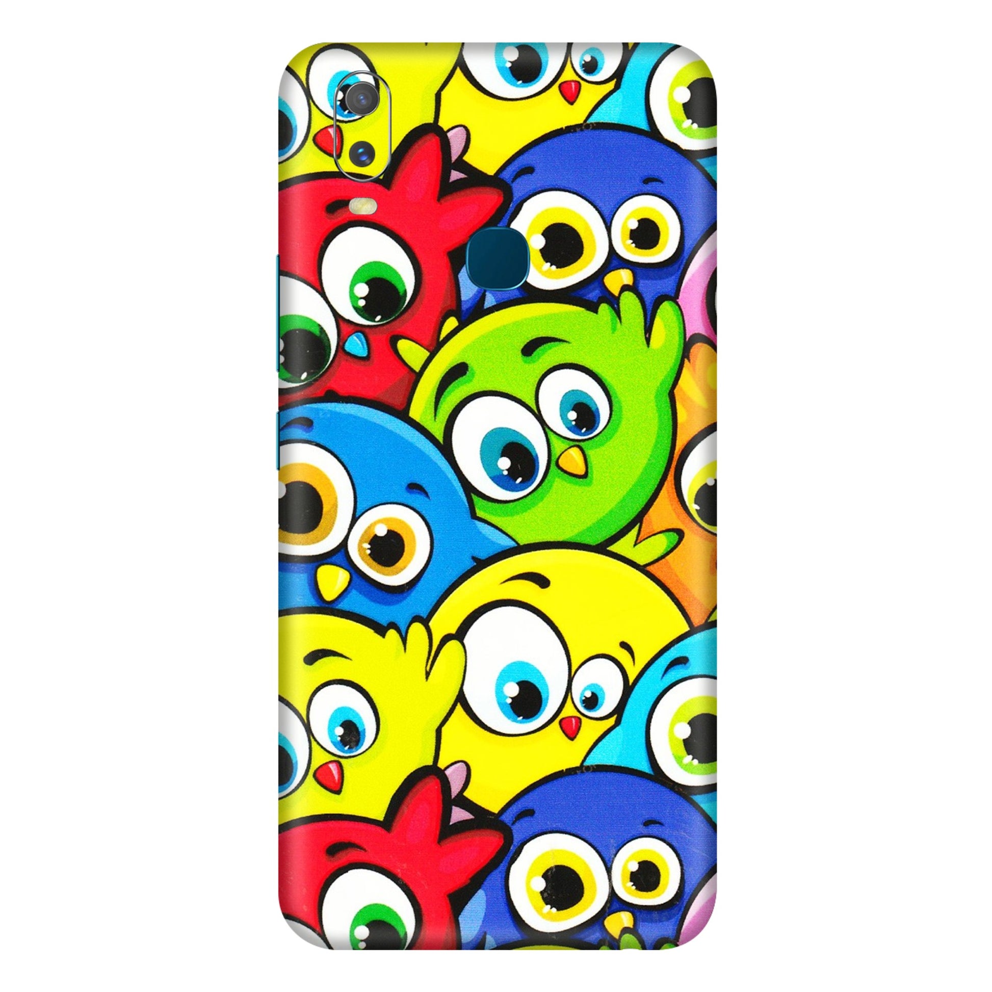VIVO Y Series Phone Skins (All Models) - Cute Fluffy Birds - 3D Embossed Finish (L-213) Vivo Y11
