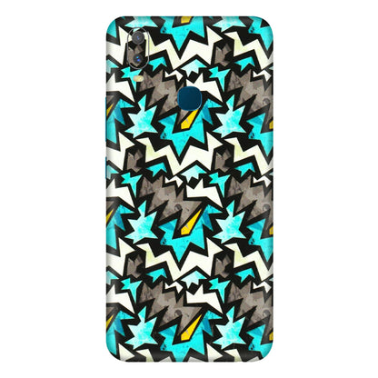 VIVO Y Series Phone Skins (All Models) - Funky Zig Zag - 3D Embossed Finish (L-223) Vivo Y11