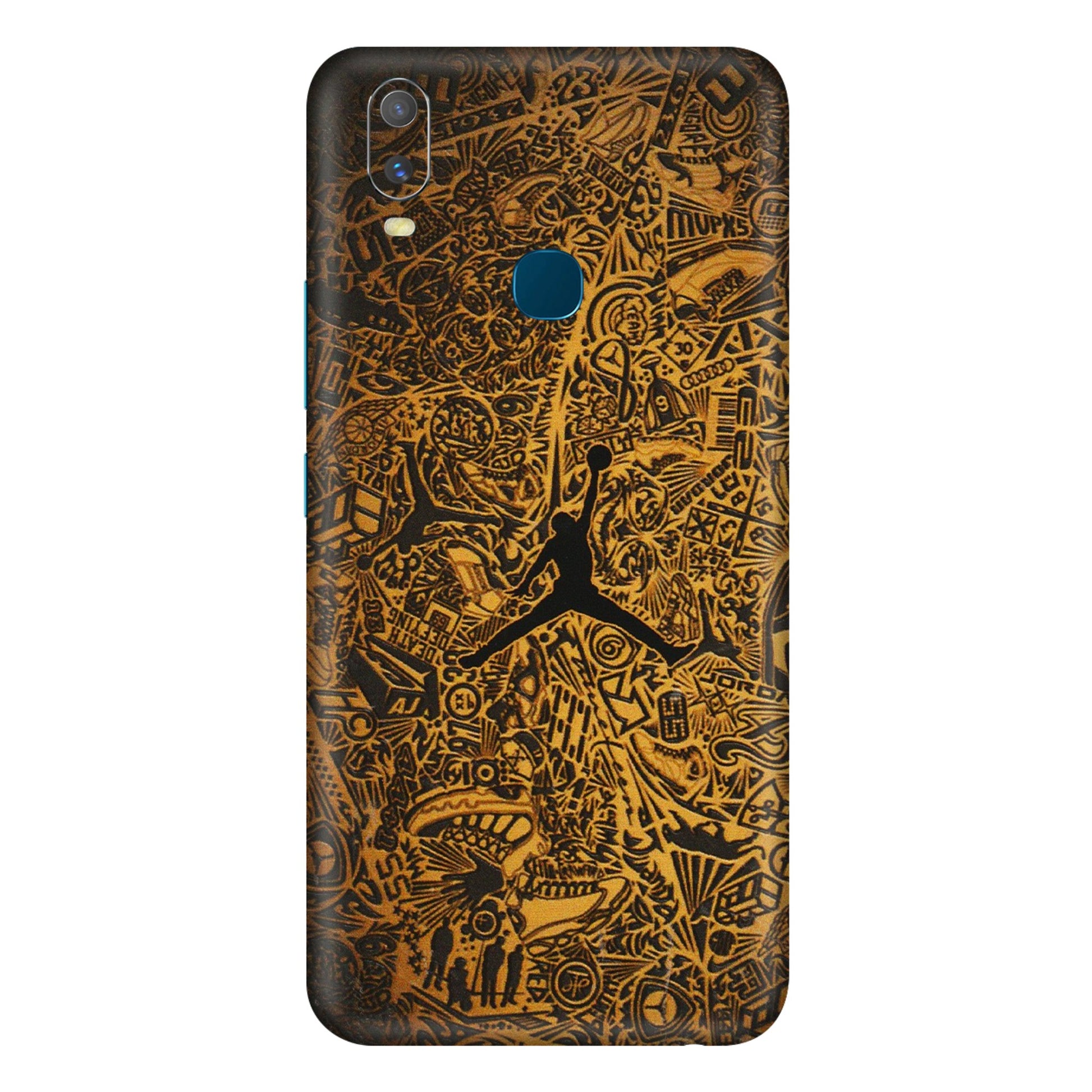 VIVO Y Series Phone Skins (All Models) - Premium Gold Basketball Player - 3D Embossed Finish (L-236) Vivo Y11