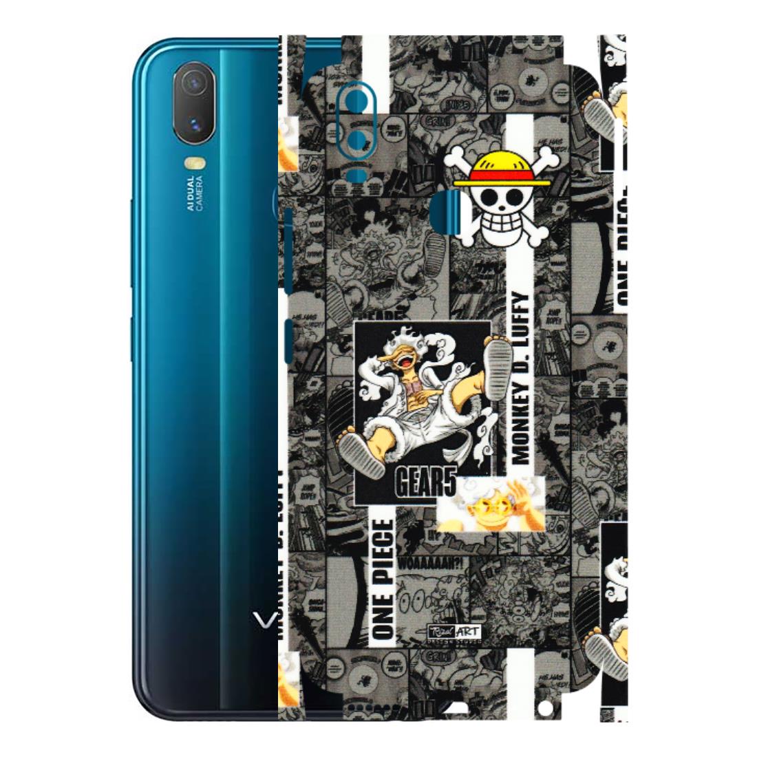 VIVO Y Series Phone Skins (All Models) - Cuffy Anime MonkeyCamic - 3D Embossed Finish (L-242) Vivo Y11
