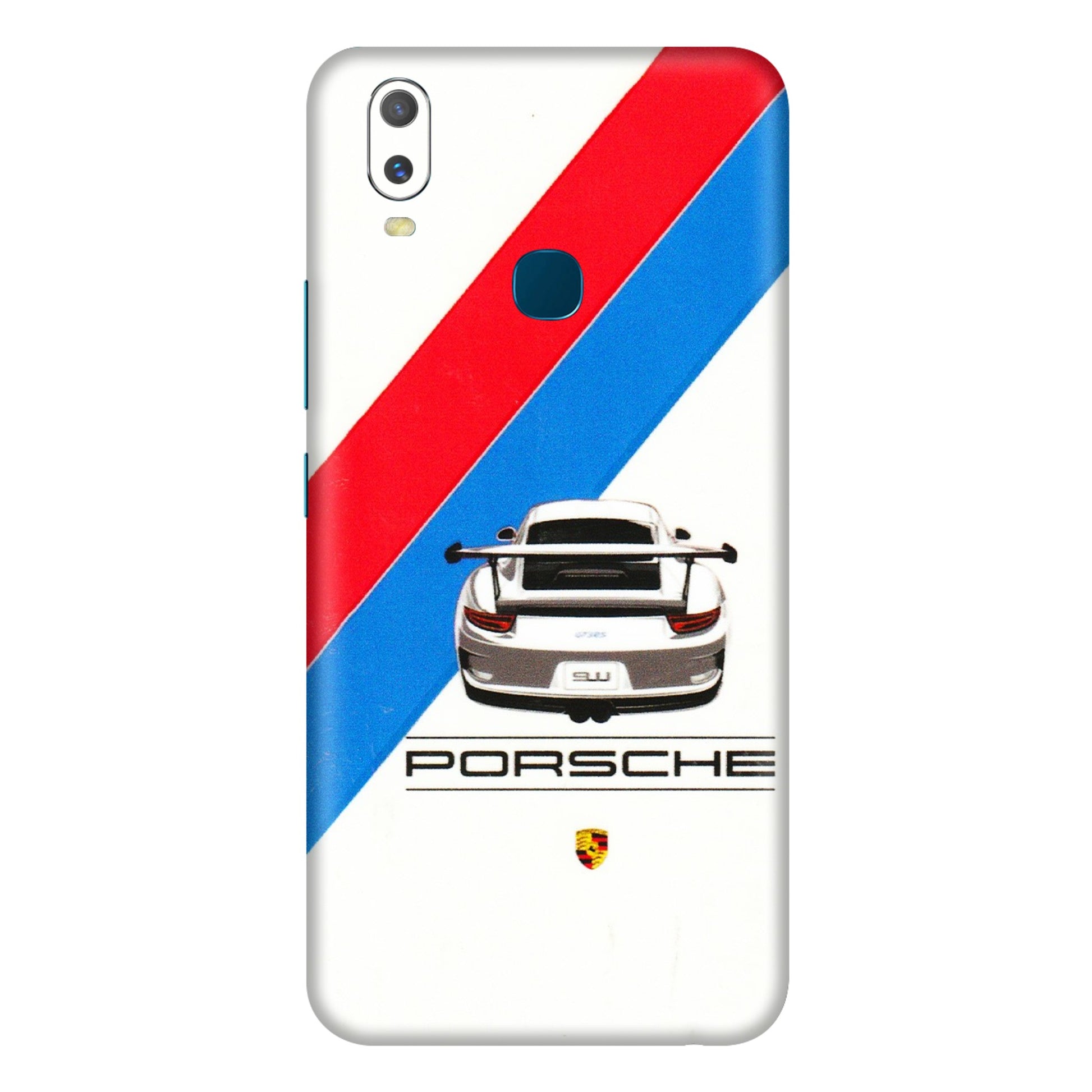 VIVO Y Series Phone Skins (All Models) - Porche Car Sober Logo - 3D Embossed Finish (L-248) Vivo Y11