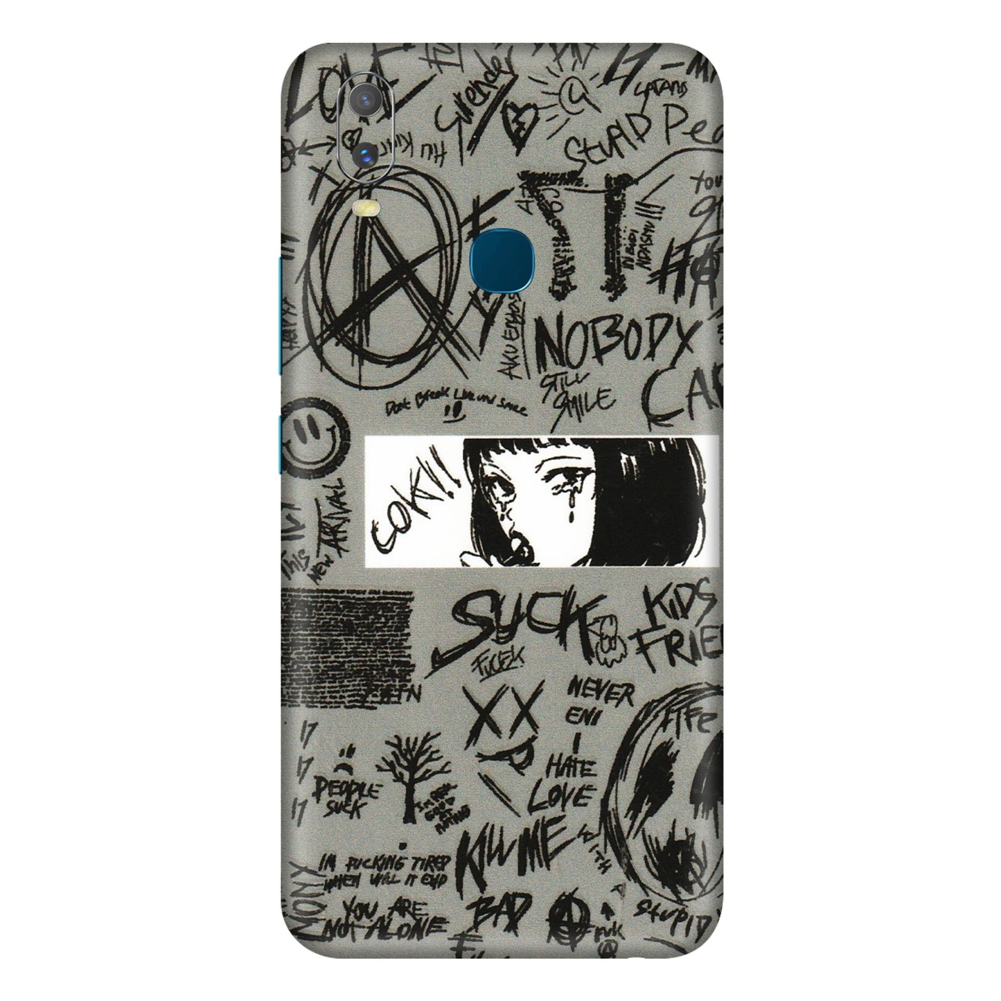 VIVO Y Series Phone Skins (All Models) - Never Have Love Anime - 3D Embossed Finish (L-260) Vivo Y11