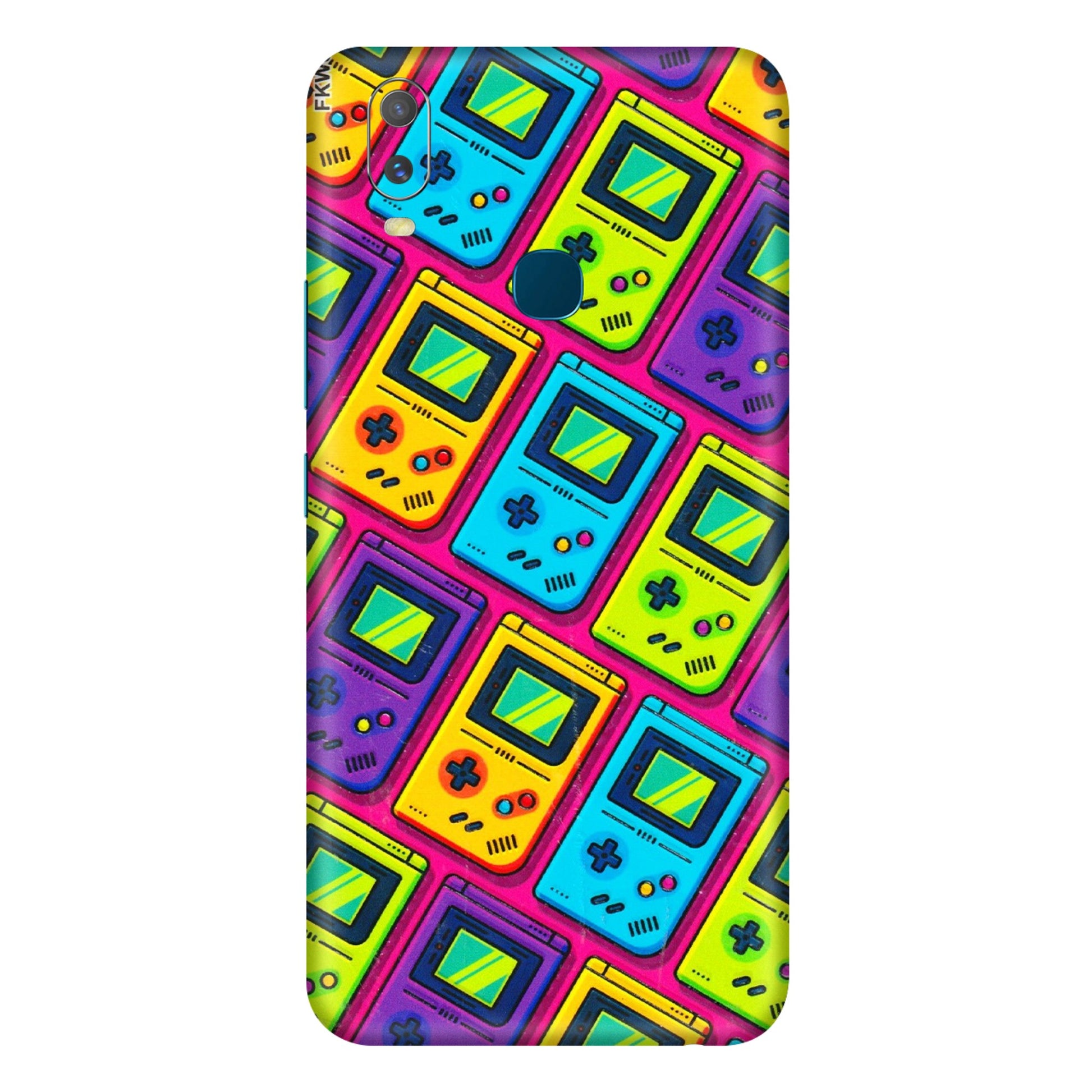 VIVO Y Series Phone Skins (All Models) - Gameboy Colourful - 3D Embossed Finish (L-266) Vivo Y11