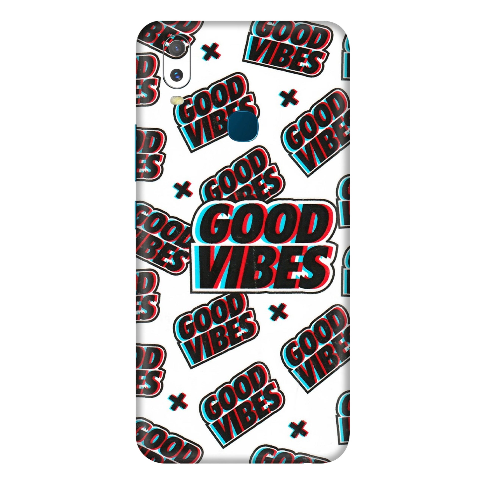 VIVO Y Series Phone Skins (All Models) - Good Vibes - 3D Embossed Finish (L-282) Vivo Y11