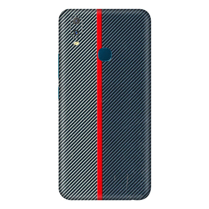 VIVO Y Series Phone Skins (All Models) - Blue Sober Lines - 3D Embossed Finish (L-305) Vivo Y11