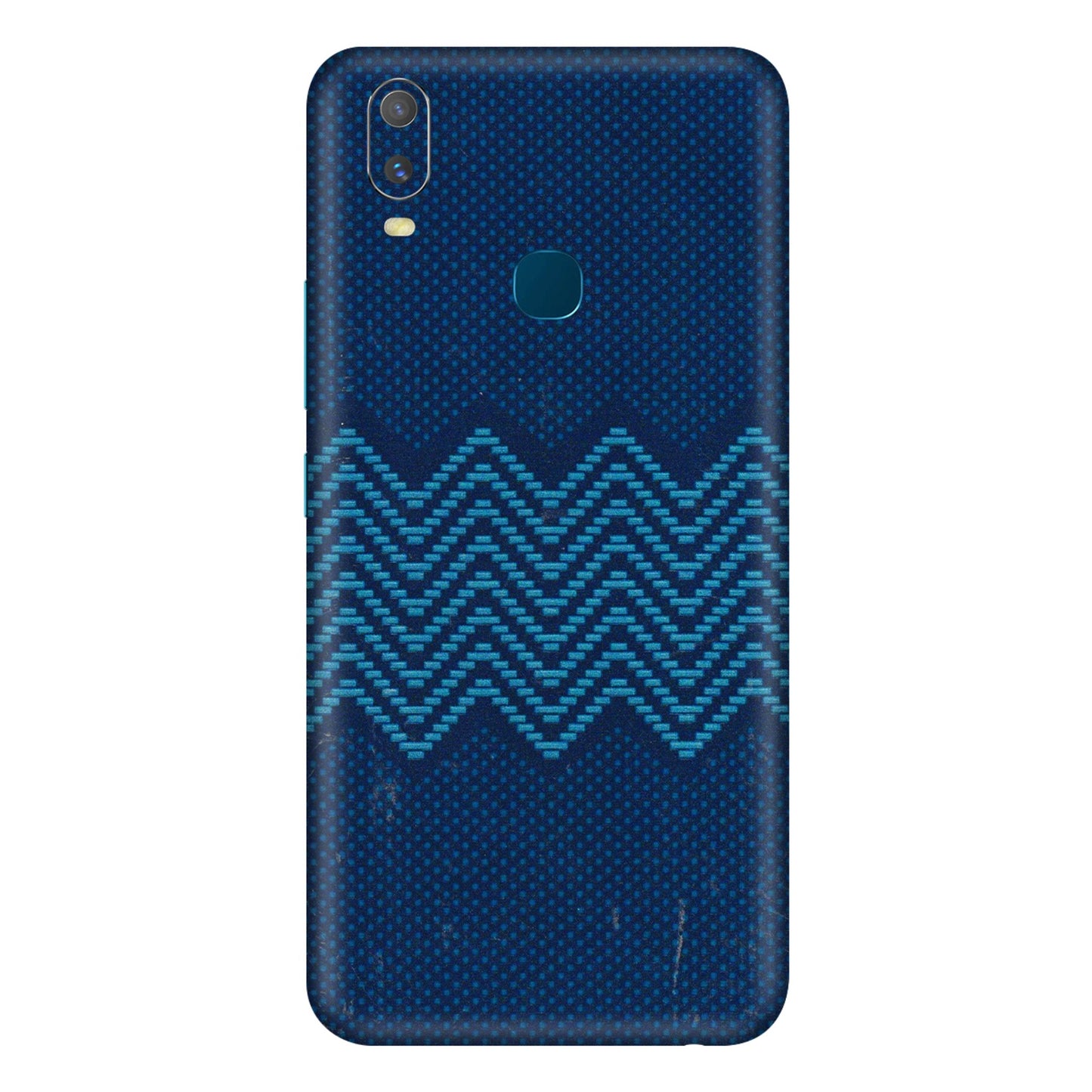 VIVO Y Series Phone Skins (All Models) - Blue Sober Waves - 3D Embossed Finish (L-306) Vivo Y11