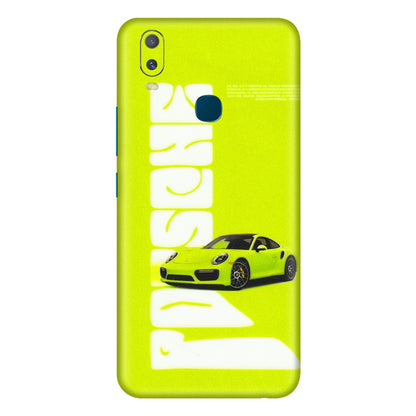 VIVO Y Series Phone Skins (All Models) - Lime Green Porche - 3D Embossed Finish (L-30) Vivo Y11