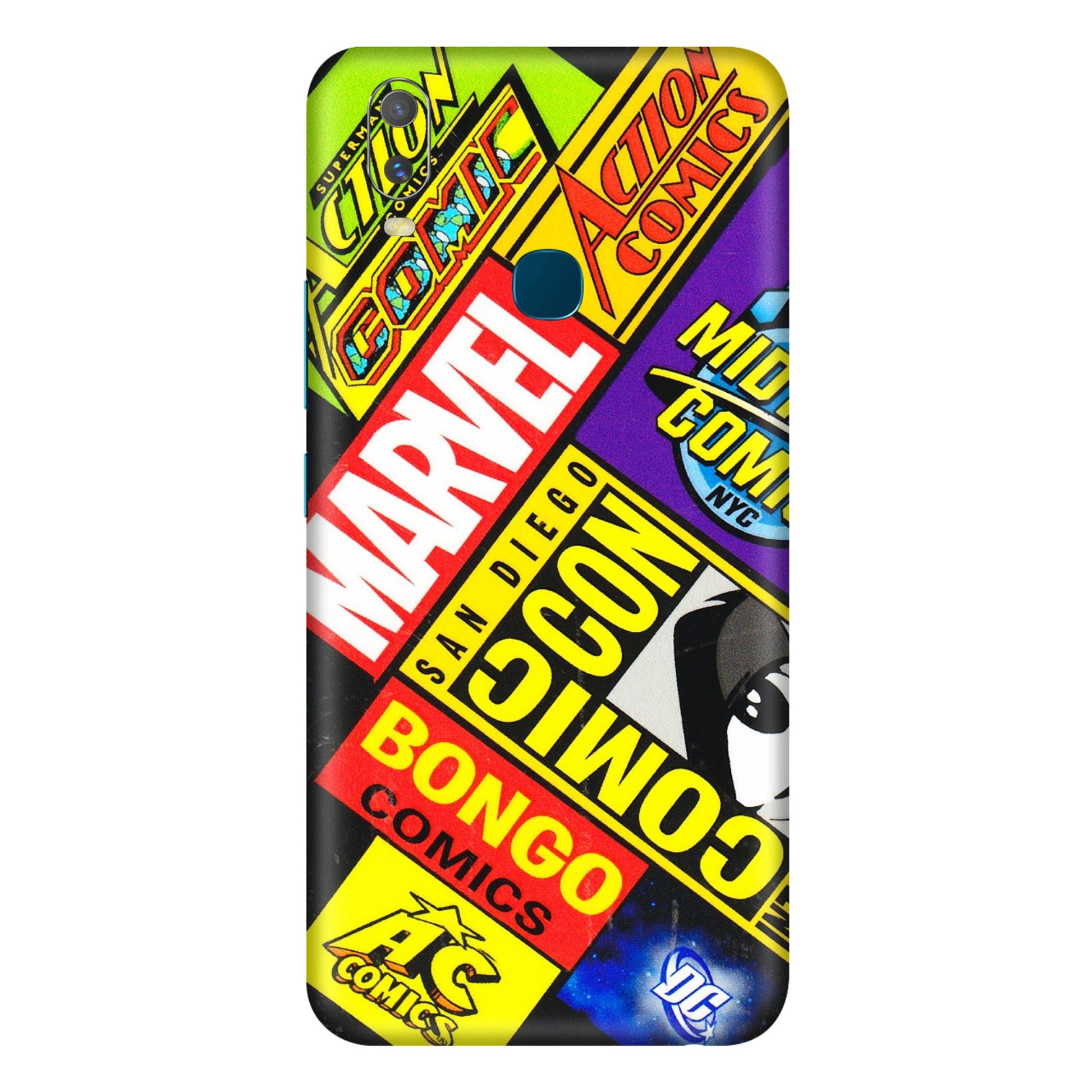 VIVO Y Series Phone Skins (All Models) - Bongo Comic Con - 3D Embossed Finish (L-325) Vivo Y11