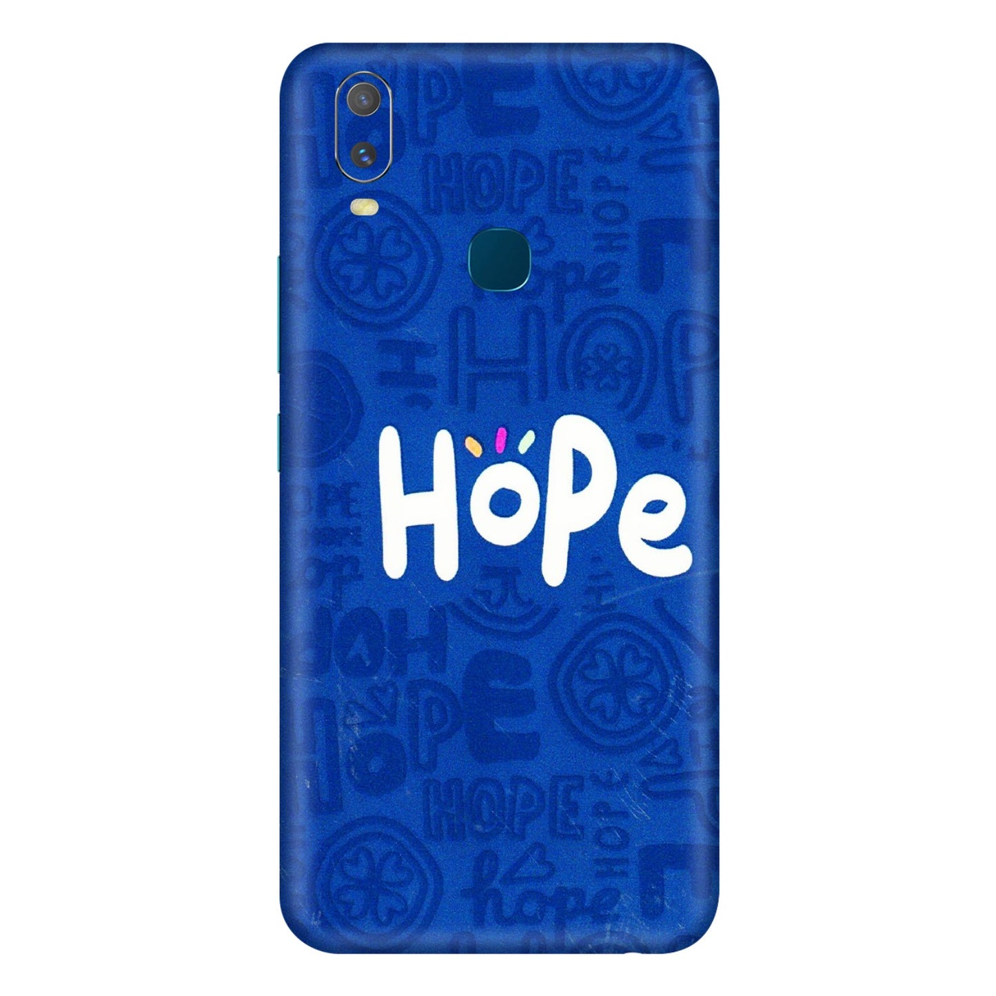 VIVO Y Series Phone Skins (All Models) - Hope Doodles Blue - 3D Embossed Finish (L-43) Vivo Y11