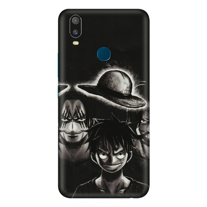 VIVO Y Series Phone Skins (All Models) - Black Luffy Hat - 3D Embossed Finish (L-57) Vivo Y11