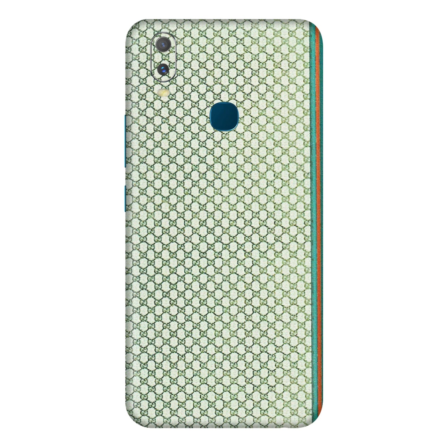 VIVO Y Series Phone Skins (All Models) - Gucci Fabric Pattern - 3D Embossed Finish (L-73) Vivo Y11