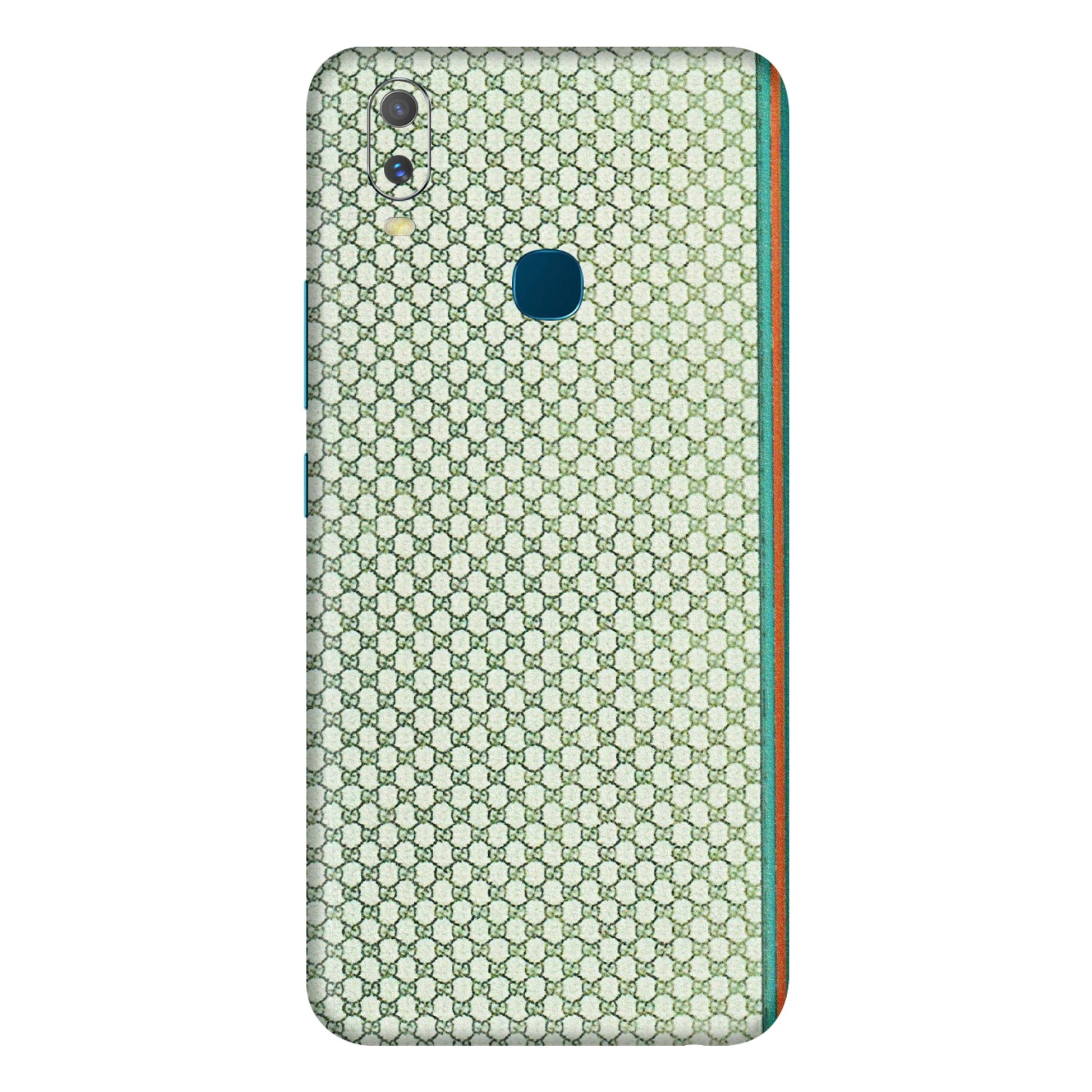 VIVO Y Series Phone Skins (All Models) - Gucci Fabric Pattern - 3D Embossed Finish (L-73) Vivo Y11