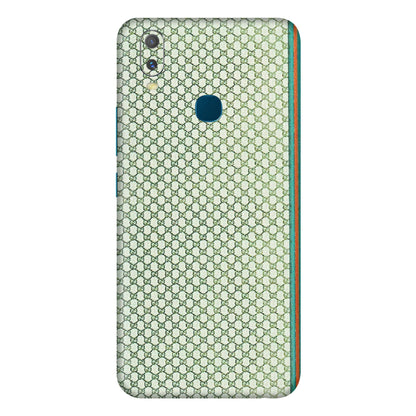 VIVO Y Series Phone Skins (All Models) - Gucci Fabric Pattern - 3D Embossed Finish (L-73) Vivo Y11