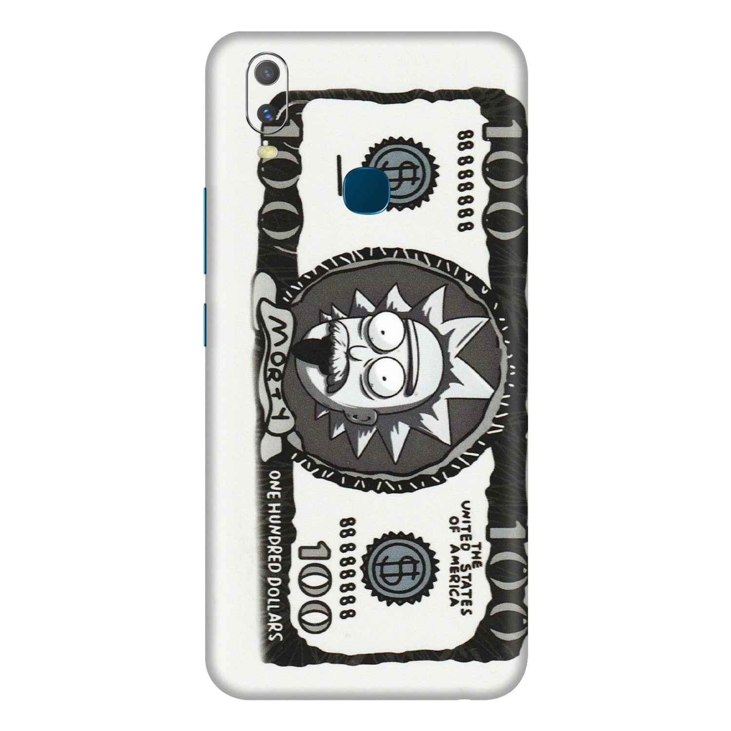 VIVO Y Series Phone Skins (All Models) - Rick And Morty Hundred Dollar Anime - Matte Finish (M-161) Vivo Y11