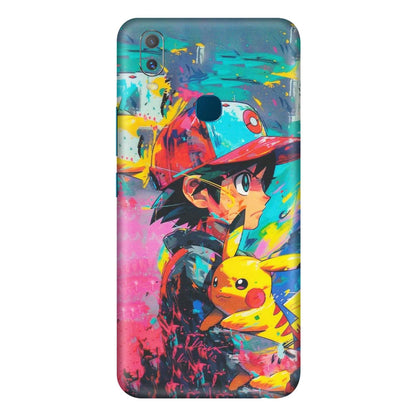 VIVO Y Series Phone Skins (All Models) - Ash & Pikachu - Matte Finish (M-26)