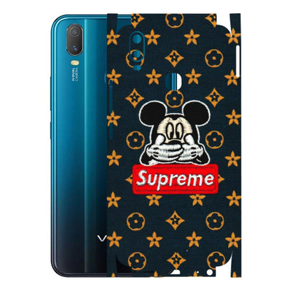 VIVO Y Series Phone Skins (All Models) - Mickey Supreme - Matte Finish (M-83) Vivo Y11