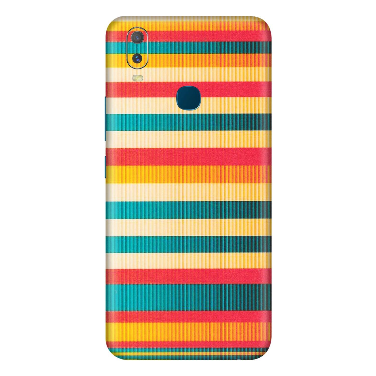 VIVO Y Series Phone Skins (All Models) - Colourful Stripes Soothing Effect - Matte Finish (M-86) Vivo Y11