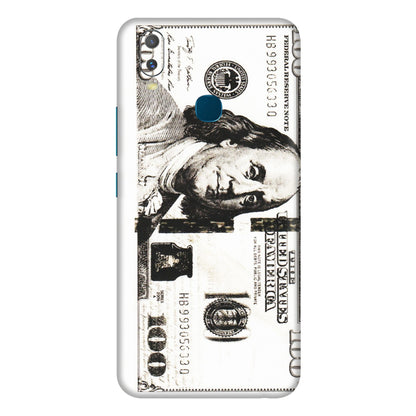 VIVO Y Series Phone Skins (All Models) - 100 Dollar Currency - Transparent Finish (T-01) Vivo Y11