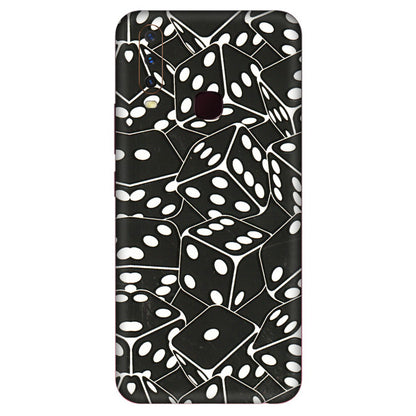 VIVO Y Series Phone Skins (All Models) - Big Black Dices - 3D Embossed Finish (L-106) Vivo Y12