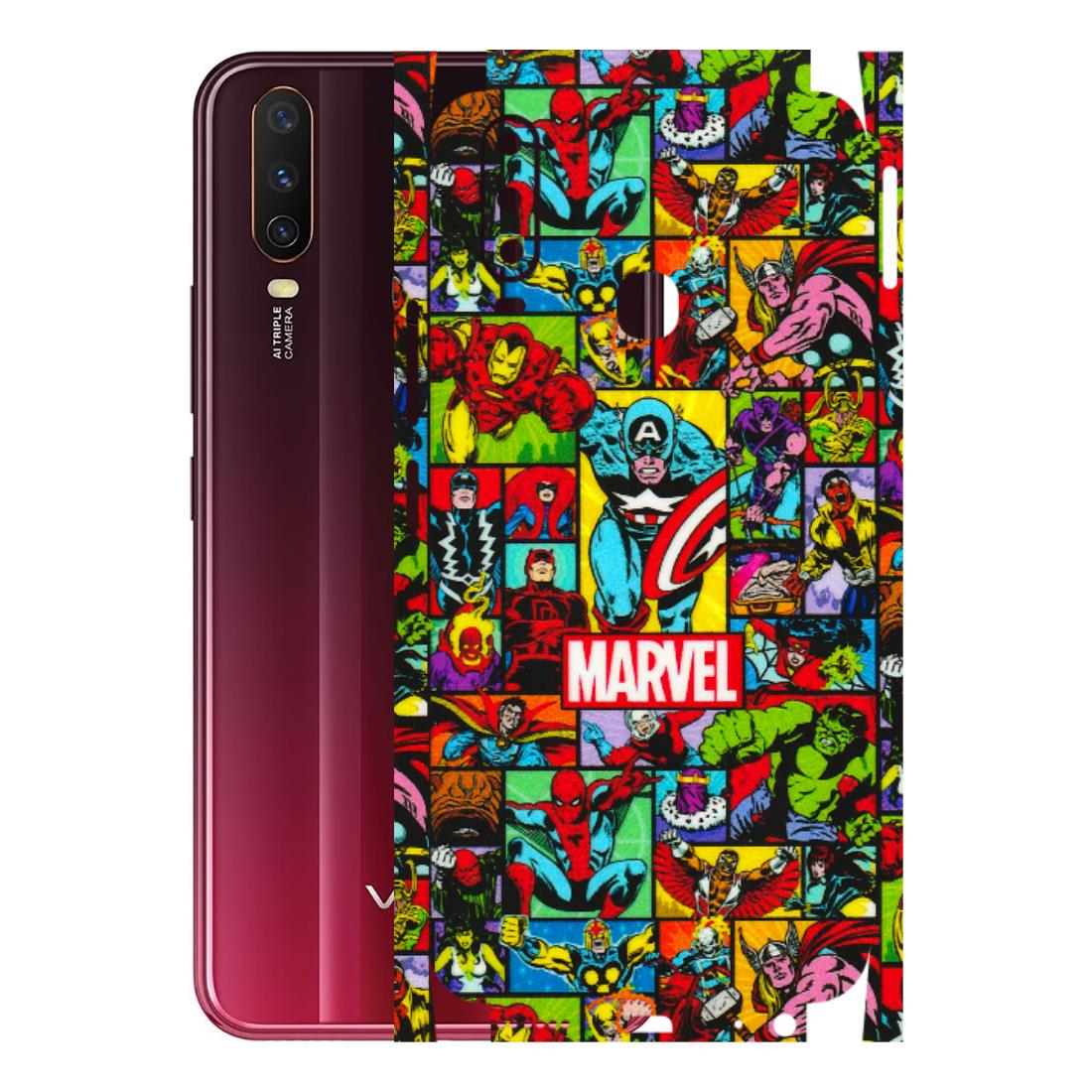 VIVO Y Series Phone Skins (All Models) - MARVELOUS Comic Characters - 3D Embossed Finish (L-129) Vivo Y12