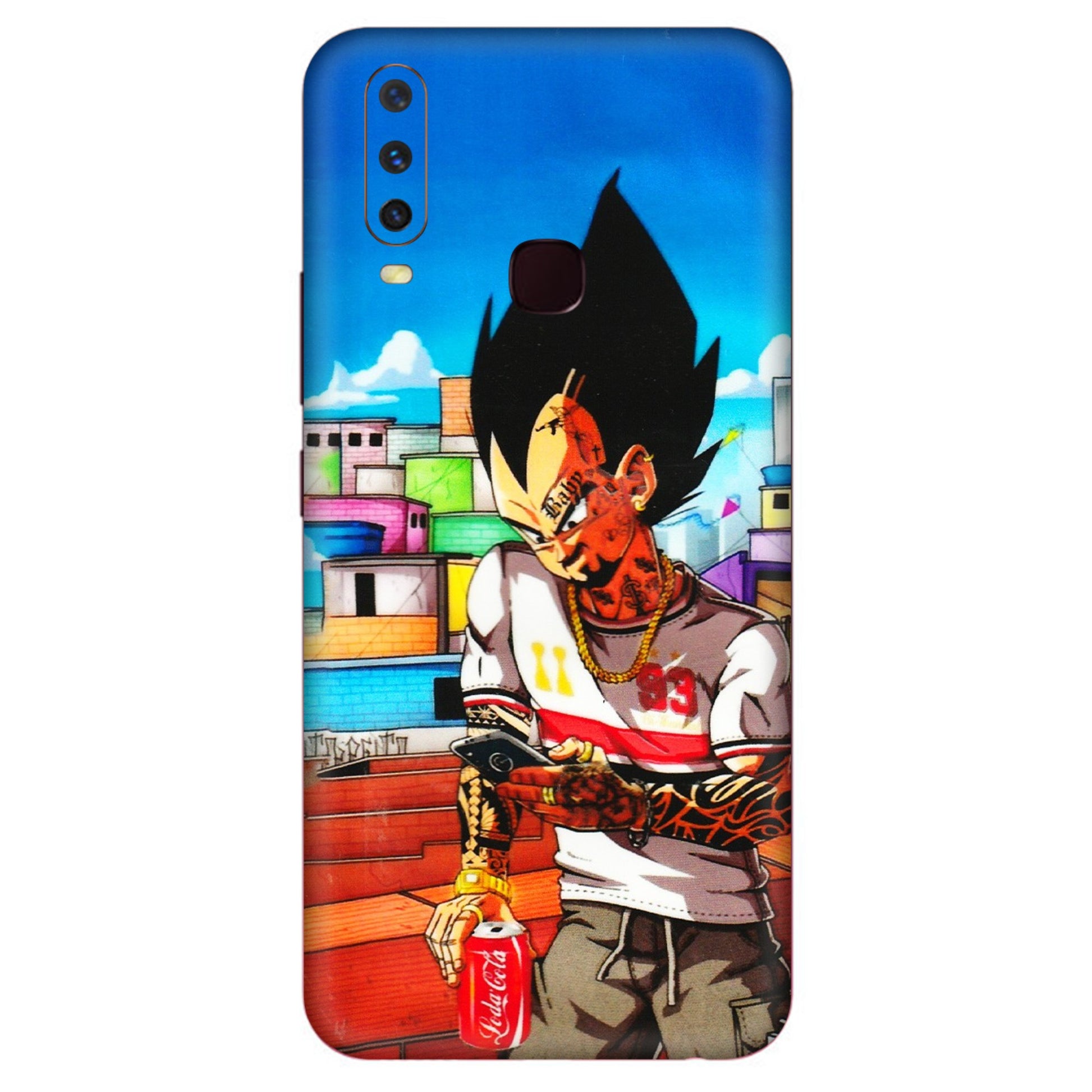 VIVO Y Series Phone Skins (All Models) - Vegeta - 3D Embossed Finish (L-136) Vivo Y12