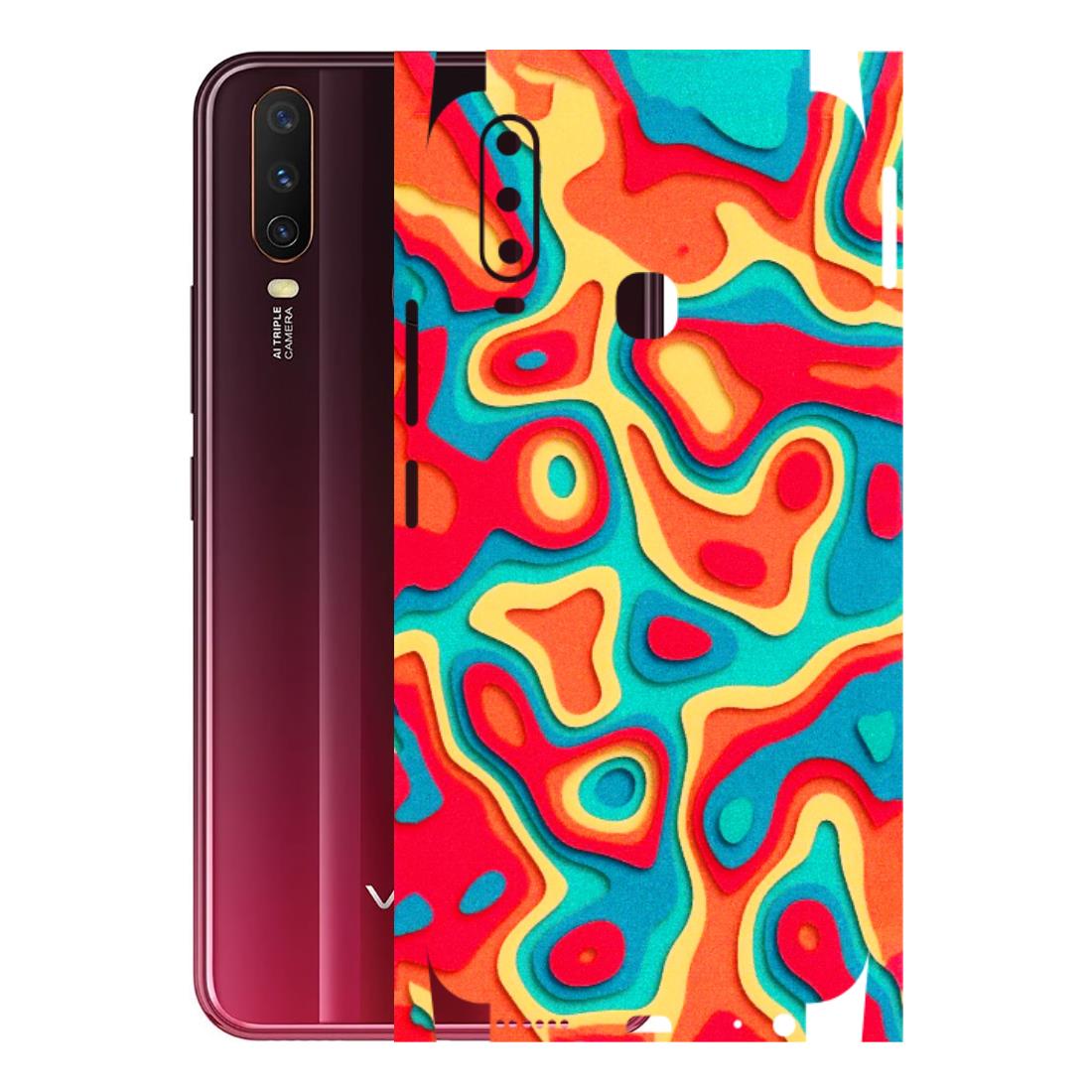 VIVO Y Series Phone Skins (All Models) - Abstract Swirl - 3D Embossed Finish (L-150) Vivo Y12