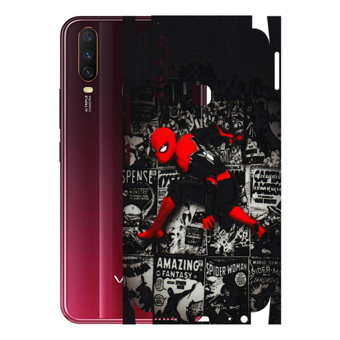 VIVO Y Series Phone Skins (All Models) - SpiderMan New - 3D Embossed Finish (L-162) Vivo Y12