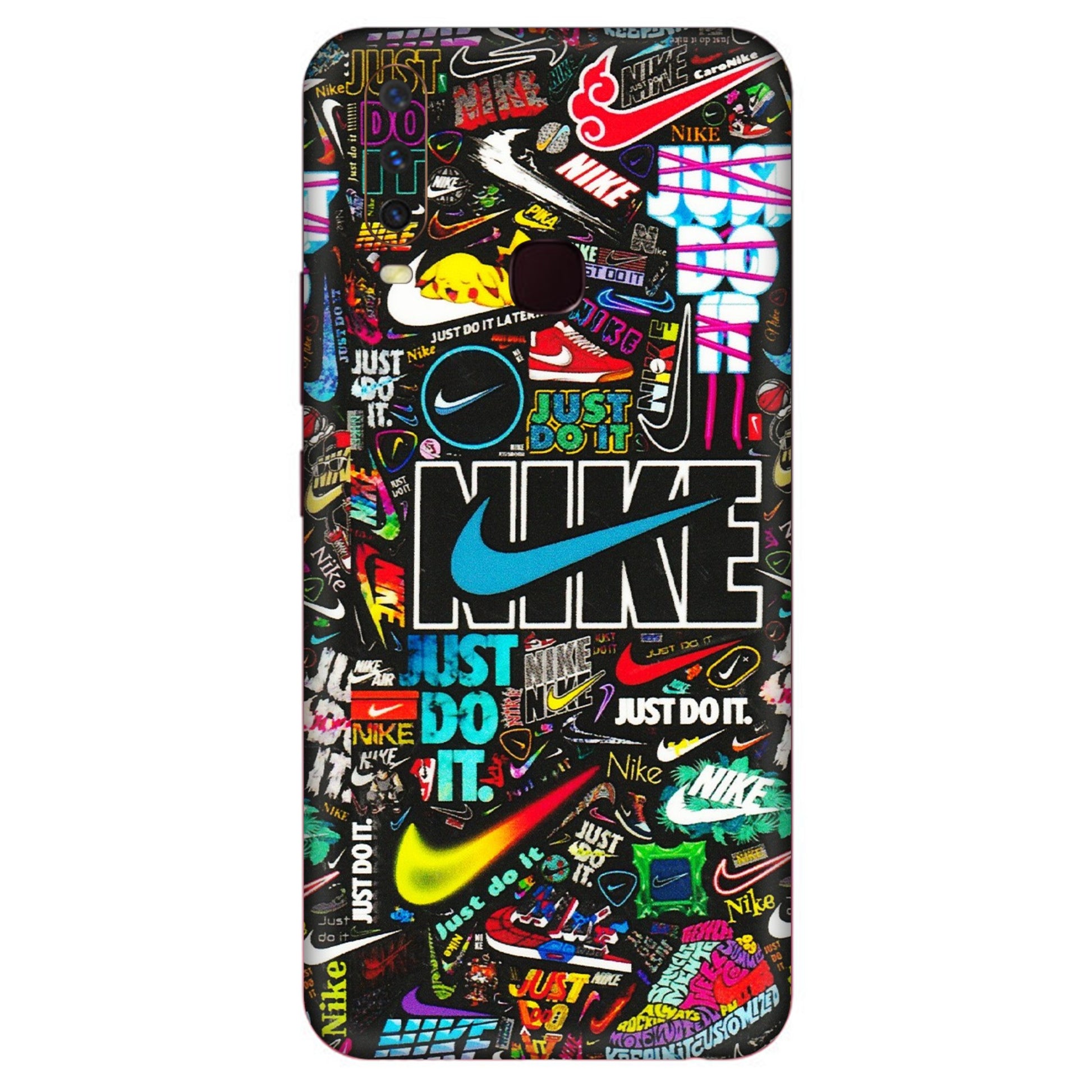 VIVO Y Series Phone Skins (All Models) - Just Do It Doodles - 3D Embossed Finish (L-166) Vivo Y12