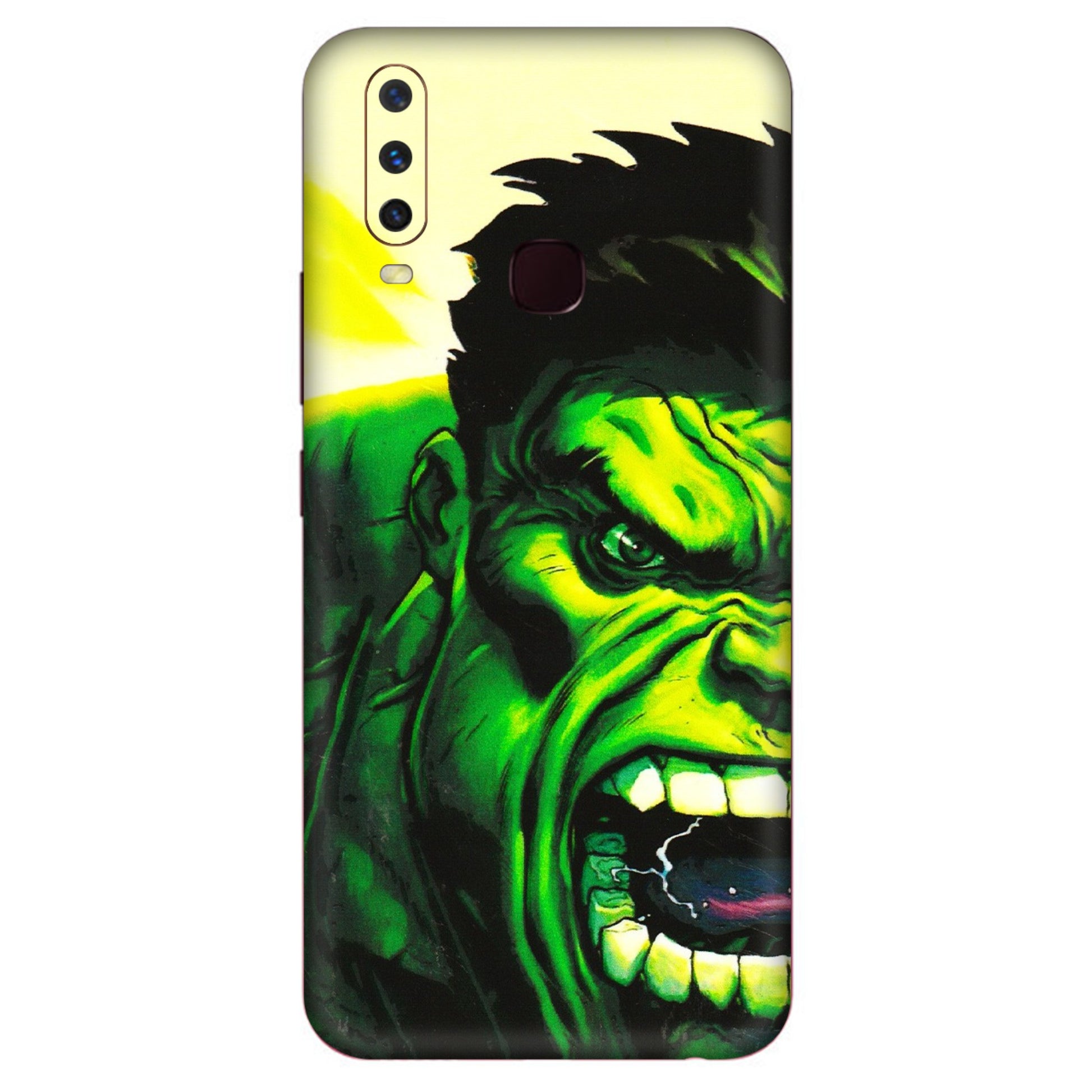 VIVO Y Series Phone Skins (All Models) - Hulk - 3D Embossed Finish (L-180) Vivo Y12