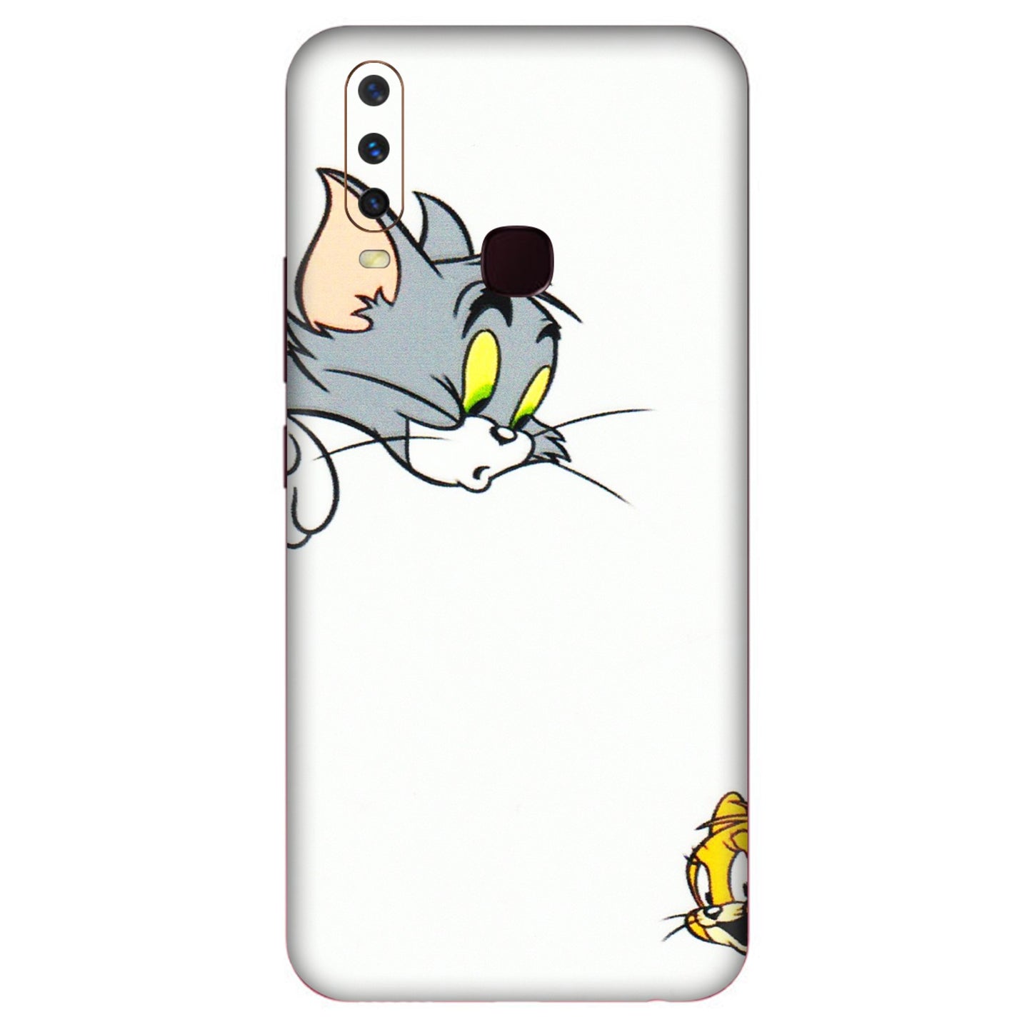 VIVO Y Series Phone Skins (All Models) - Cute Tom And Jerry - 3D Embossed Finish (L-220) Vivo Y12