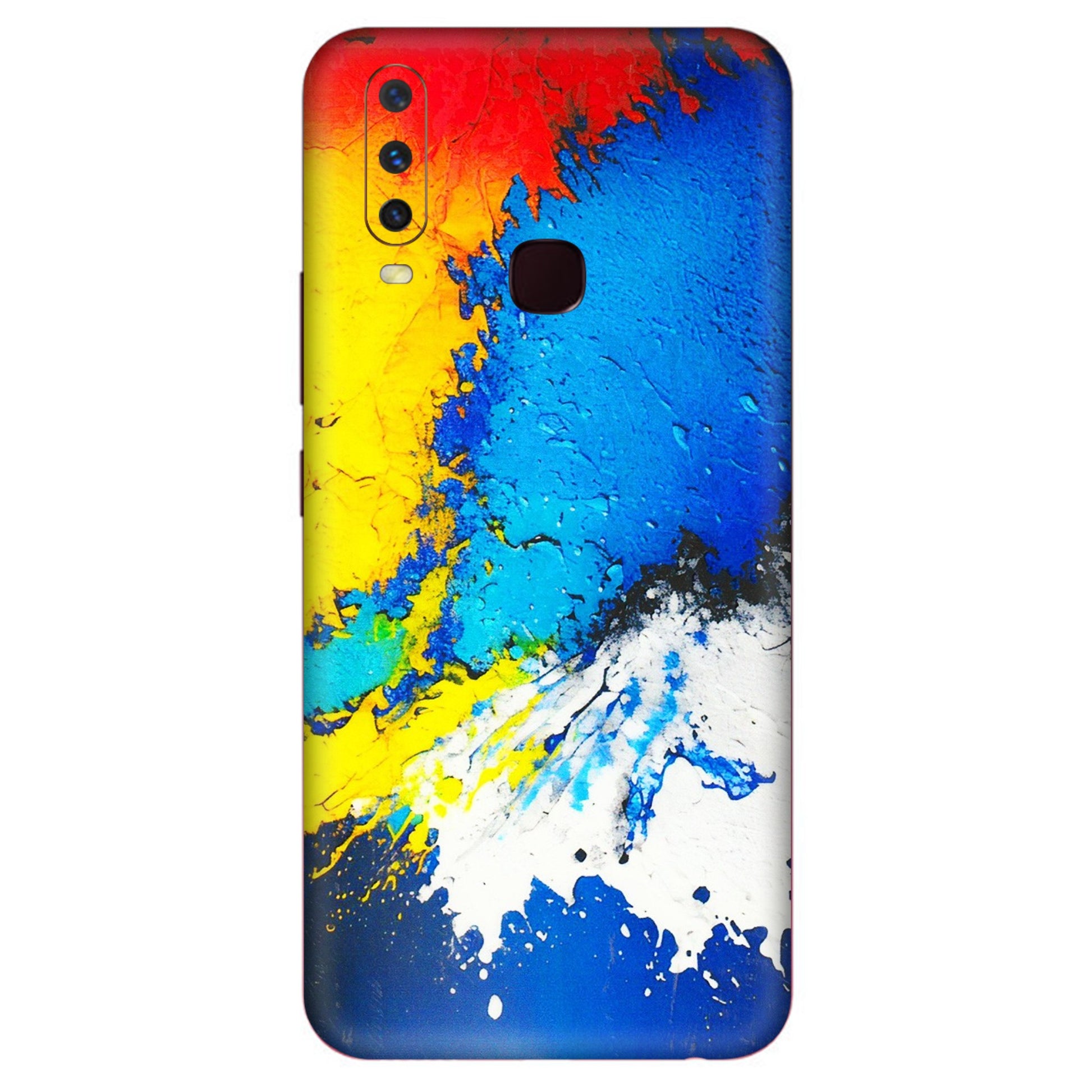 VIVO Y Series Phone Skins (All Models) - Acrylic Paint Spill - 3D Embossed Finish (L-229) Vivo Y12