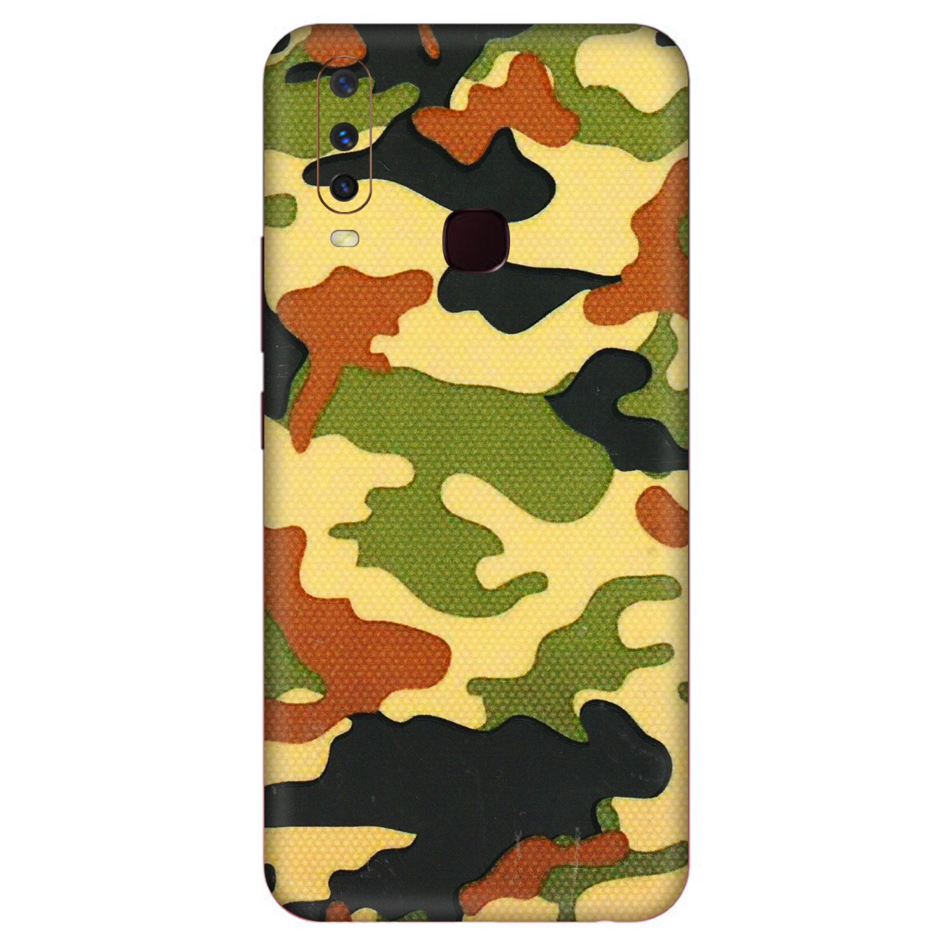 VIVO Y Series Phone Skins (All Models) - Indian Military - 3D Embossed Finish (L-234) Vivo Y12