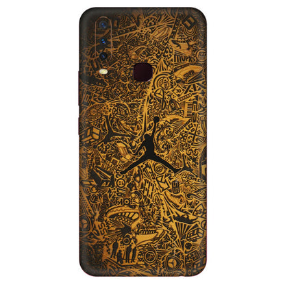 VIVO Y Series Phone Skins (All Models) - Premium Gold Basketball Player - 3D Embossed Finish (L-236) Vivo Y12