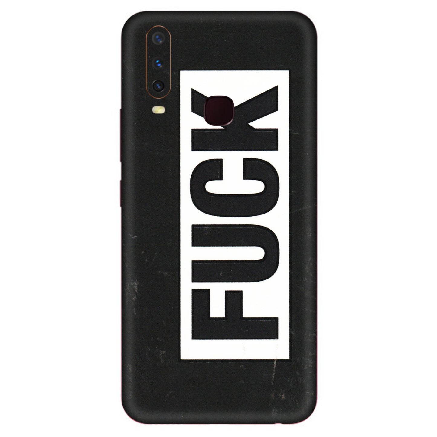 VIVO Y Series Phone Skins (All Models) - The F Word - 3D Embossed Finish (L-255) Vivo Y12