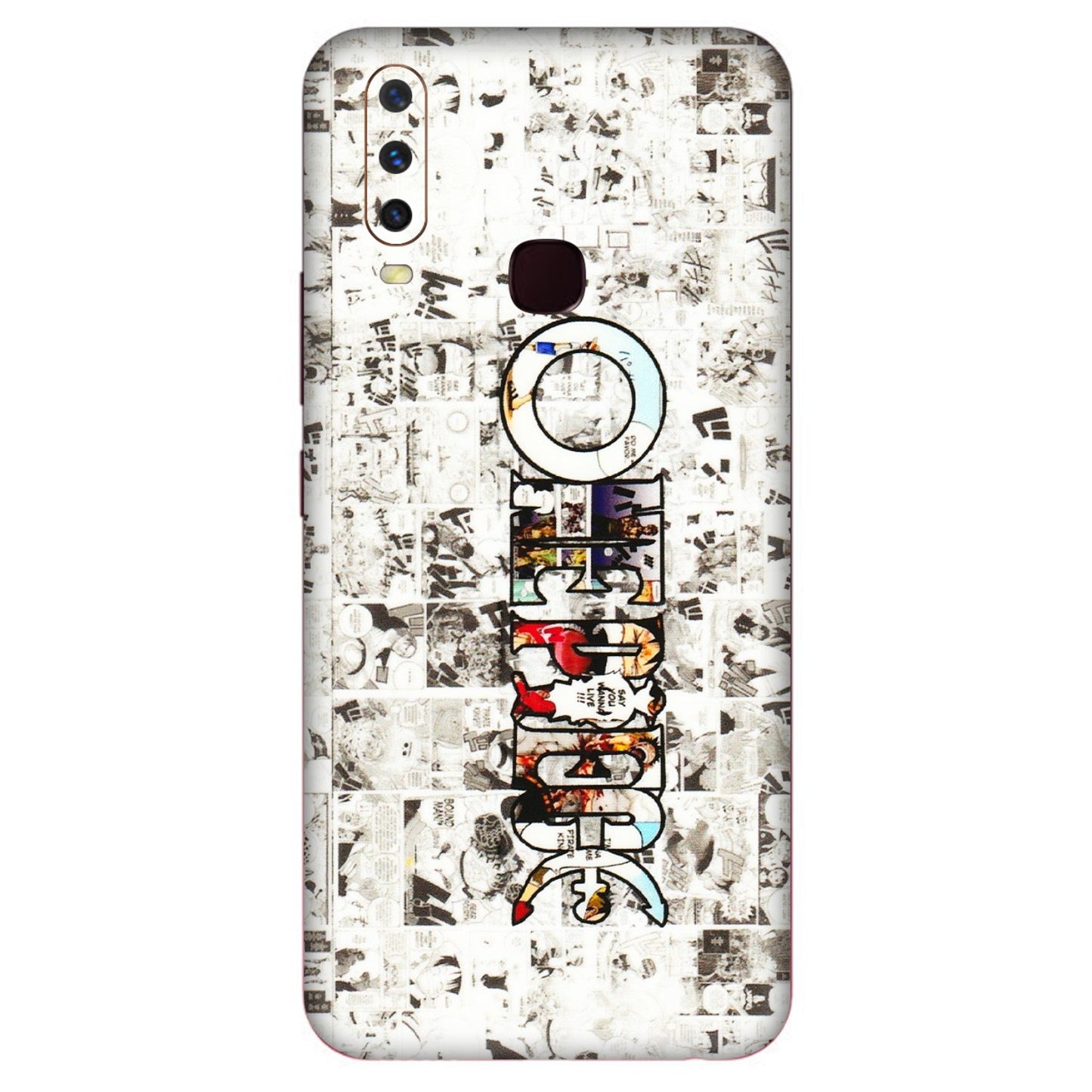 VIVO Y Series Phone Skins (All Models) - One Piece Manga - 3D Embossed Finish (L-26) Vivo Y12