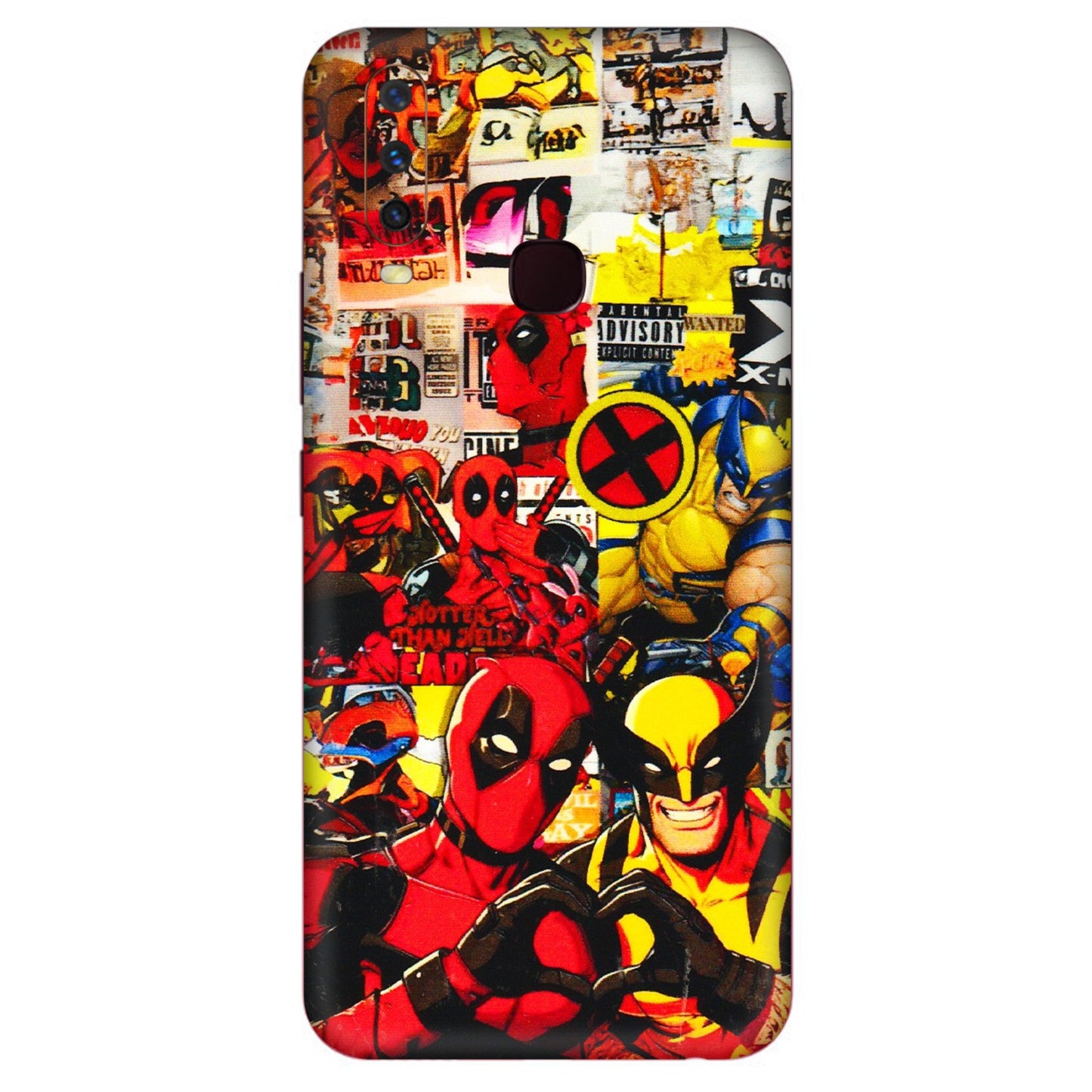 VIVO Y Series Phone Skins (All Models) - Spidy Wolverine - 3D Embossed Finish (L-310) Vivo Y12