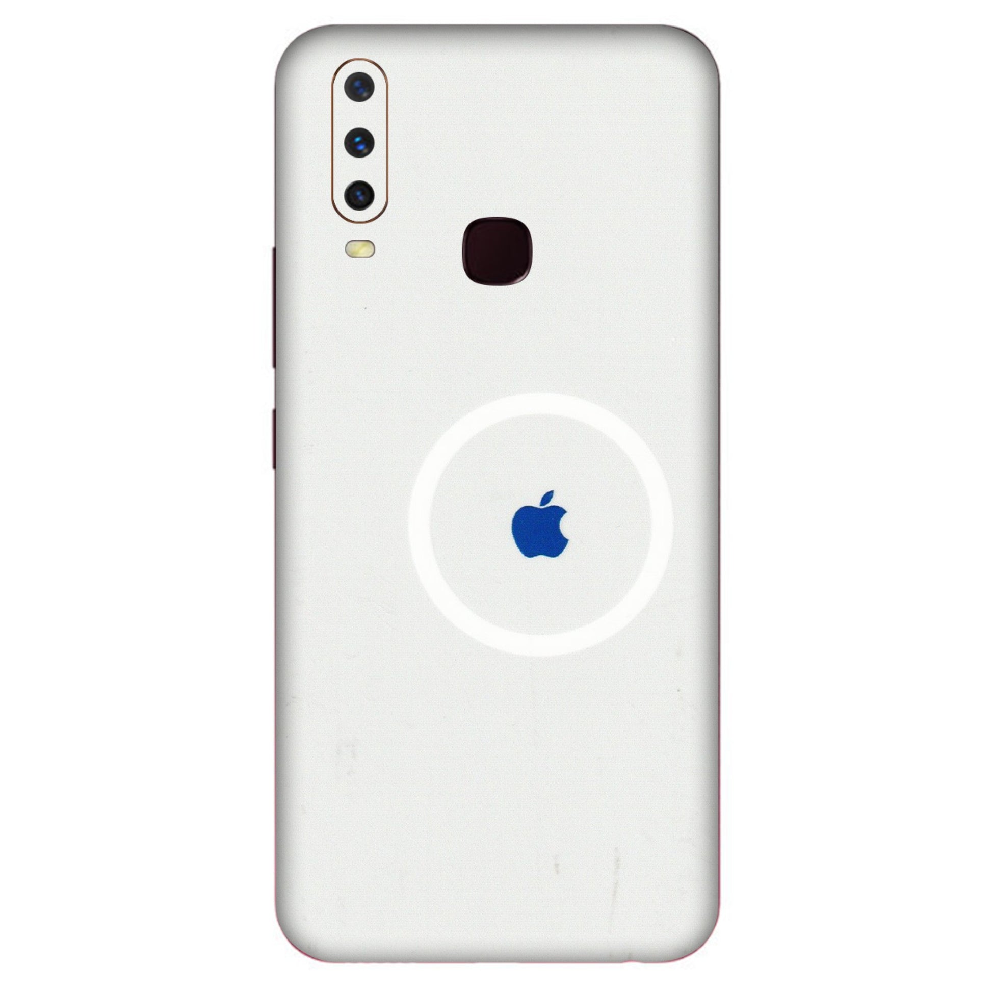 VIVO Y Series Phone Skins (All Models) - iPhone Magsafe Logo - 3D Embossed Finish (L-320) Vivo Y12