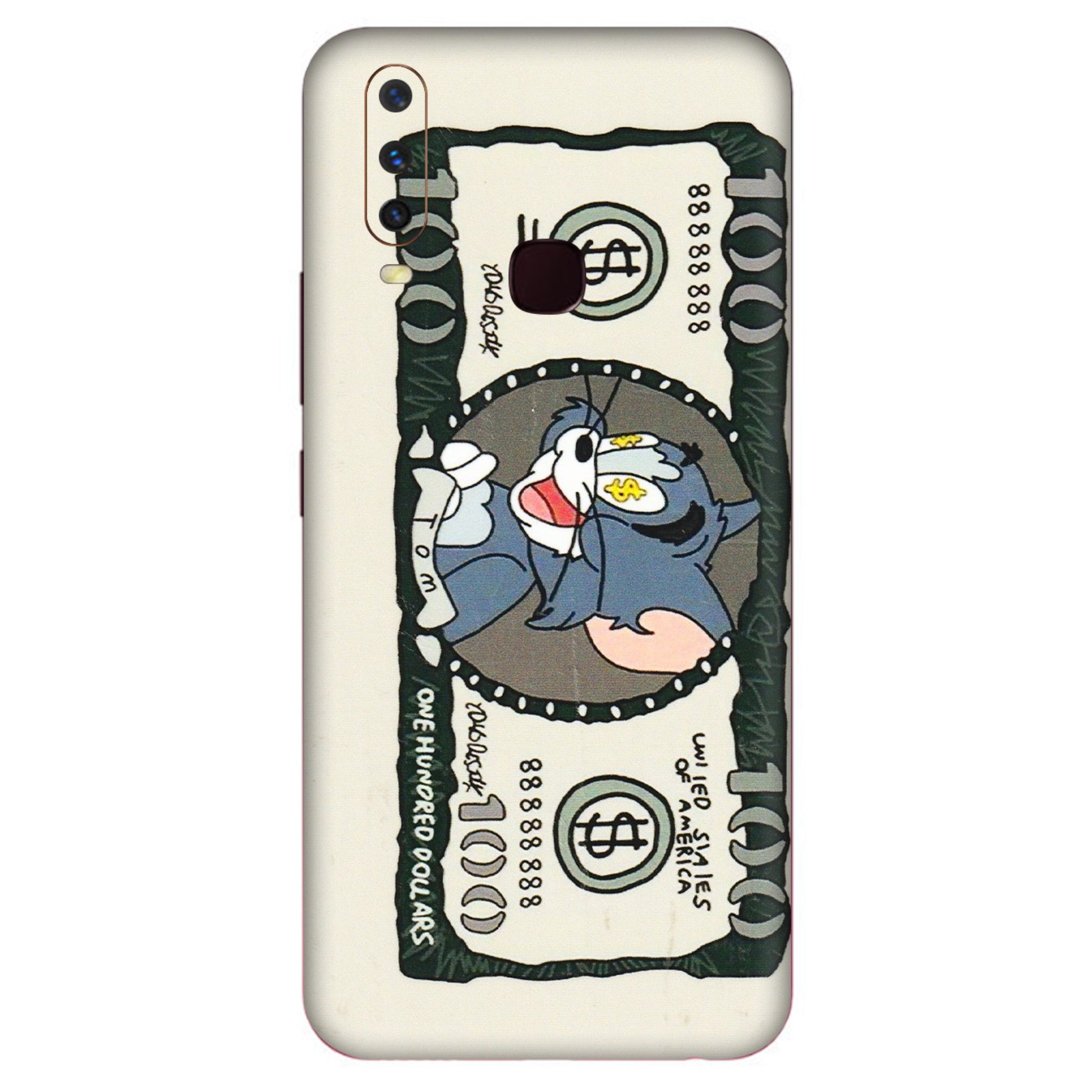 VIVO Y Series Phone Skins (All Models) - Tom Hundred Dollar - 3D Embossed Finish (L-324) Vivo Y12