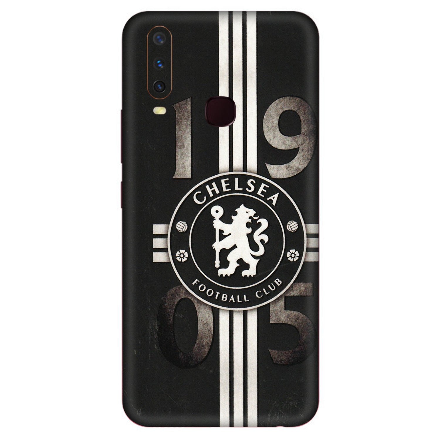 VIVO Y Series Phone Skins (All Models) - Chelsea Fan Club - 3D Embossed Finish (L-36) Vivo Y12