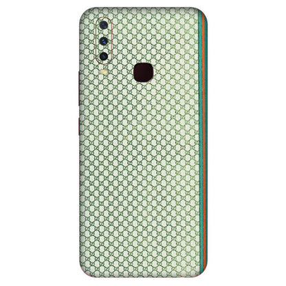 VIVO Y Series Phone Skins (All Models) - Gucci Fabric Pattern - 3D Embossed Finish (L-73) Vivo Y12