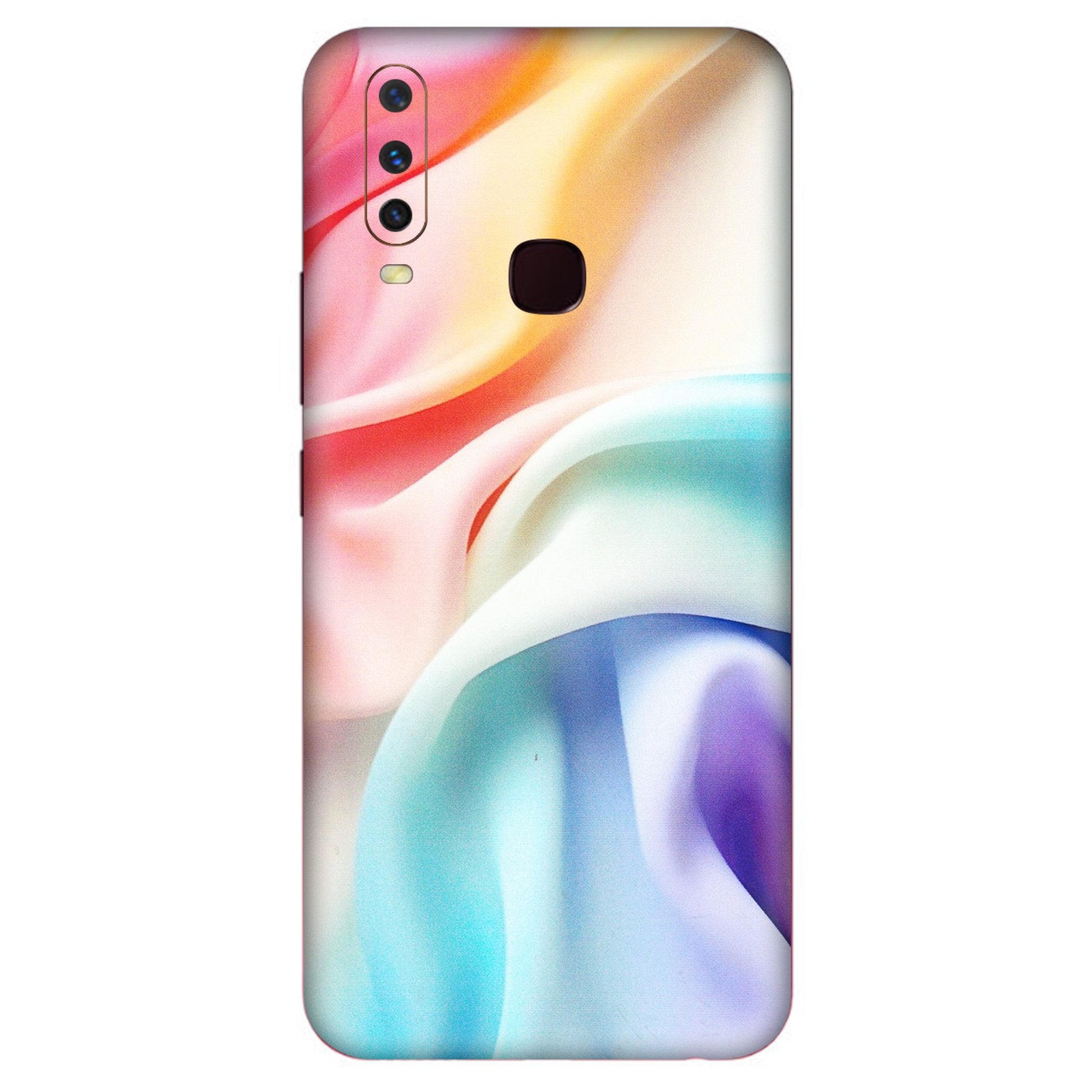 VIVO Y Series Phone Skins (All Models) - Colourful Silk Cloth - Matte Finish (M-165) Vivo Y12