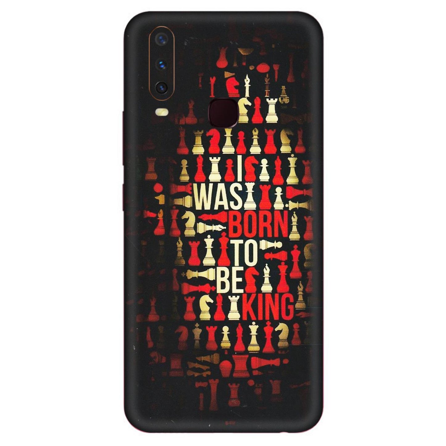 VIVO Y Series Phone Skins (All Models) - Born To Be King - Matte Finish (M-73) Vivo Y12