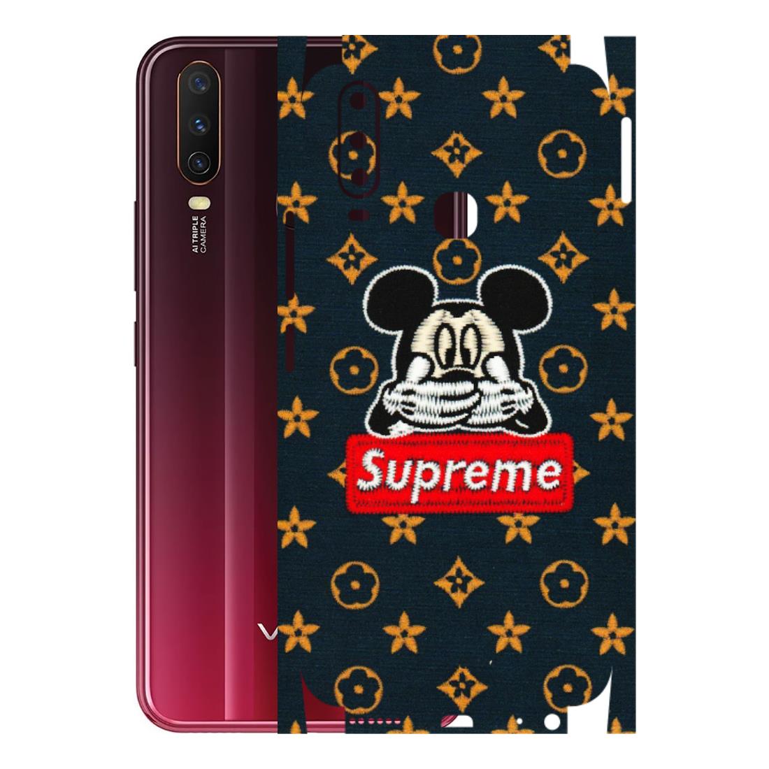 VIVO Y Series Phone Skins (All Models) - Mickey Supreme - Matte Finish (M-83) Vivo Y12