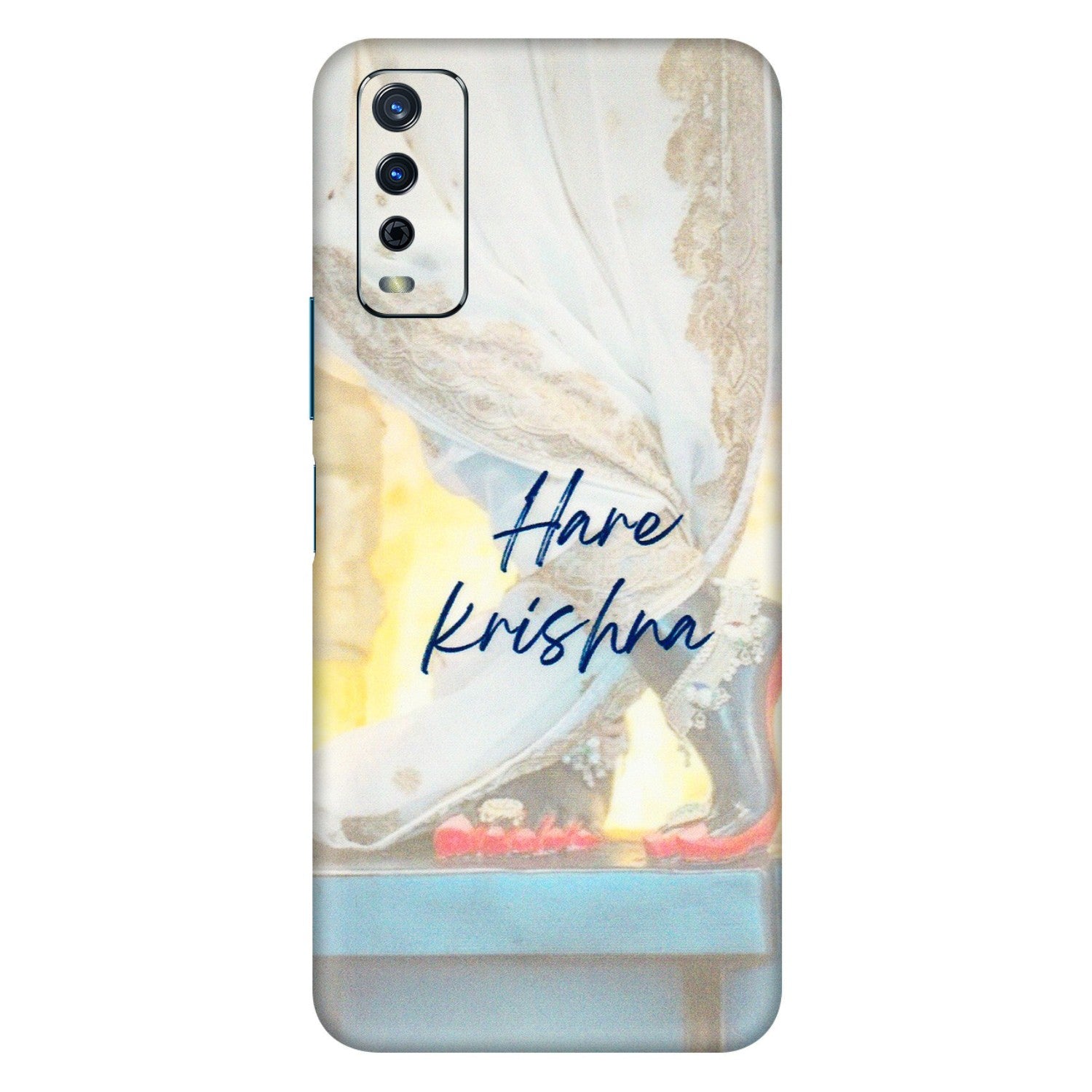VIVO Y Series Phone Skins (All Models) - Hare Krishna - 3D Embossed Finish (L-03) Vivo Y12s
