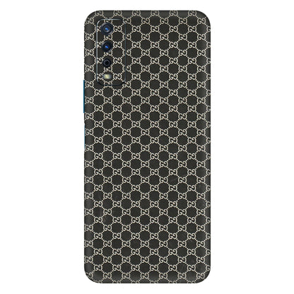 VIVO Y Series Phone Skins (All Models) - Black G Print - 3D Embossed Finish (L-109) Vivo Y12s
