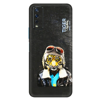 VIVO Y Series Phone Skins (All Models) - Rider Tiger - 3D Embossed Finish (L-113) Vivo Y12s