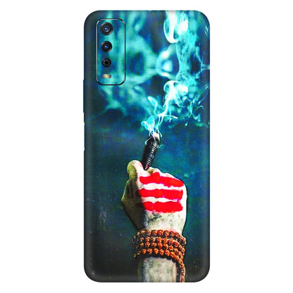 VIVO Y Series Phone Skins (All Models) - Mahadev Bhakt - 3D Embossed Finish (L-146) Vivo Y12s