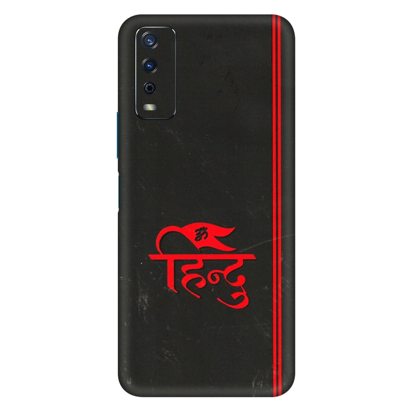 VIVO Y Series Phone Skins (All Models) - Hindu Black - 3D Embossed Finish (L-153) Vivo Y12s