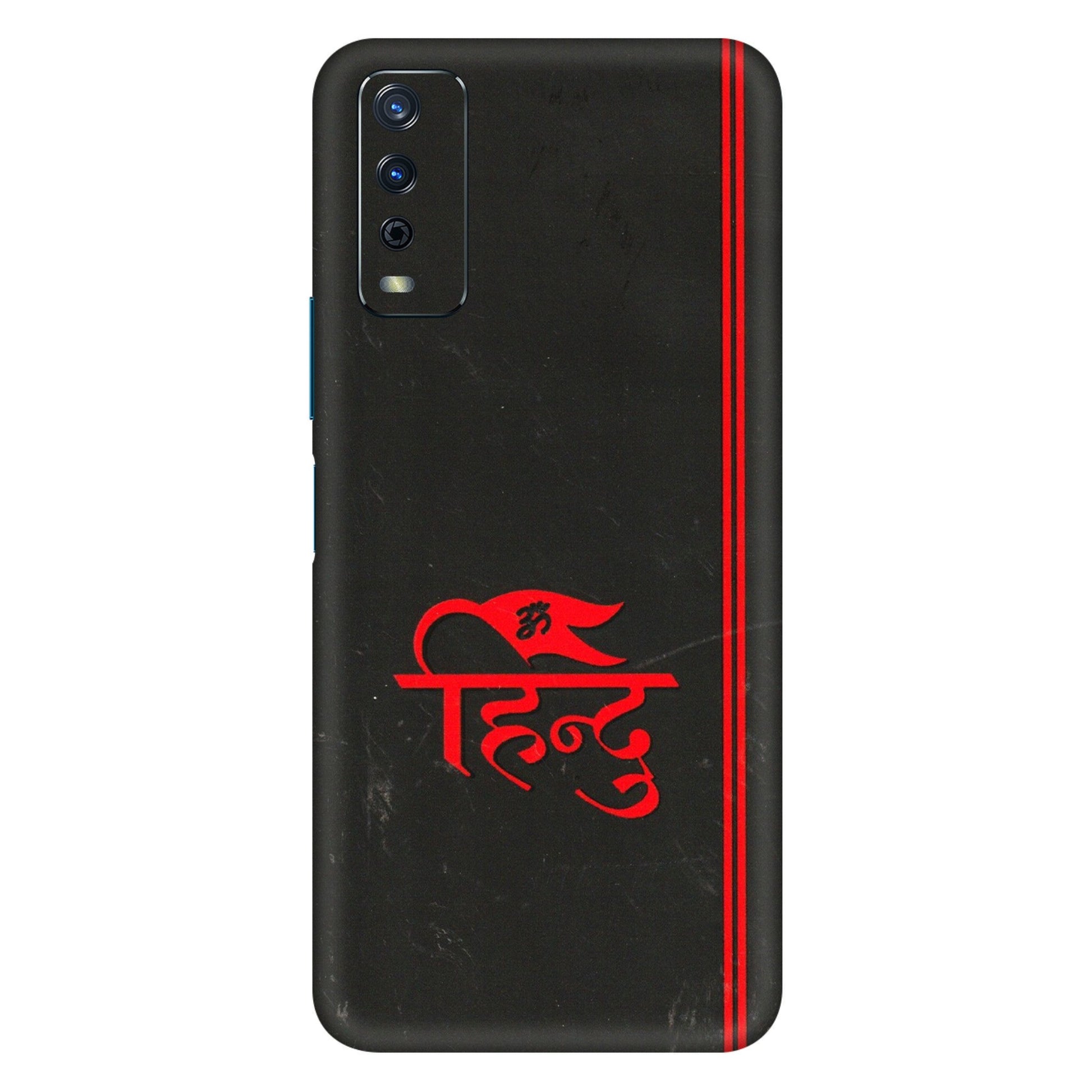 VIVO Y Series Phone Skins (All Models) - Hindu Black - 3D Embossed Finish (L-153) Vivo Y12s